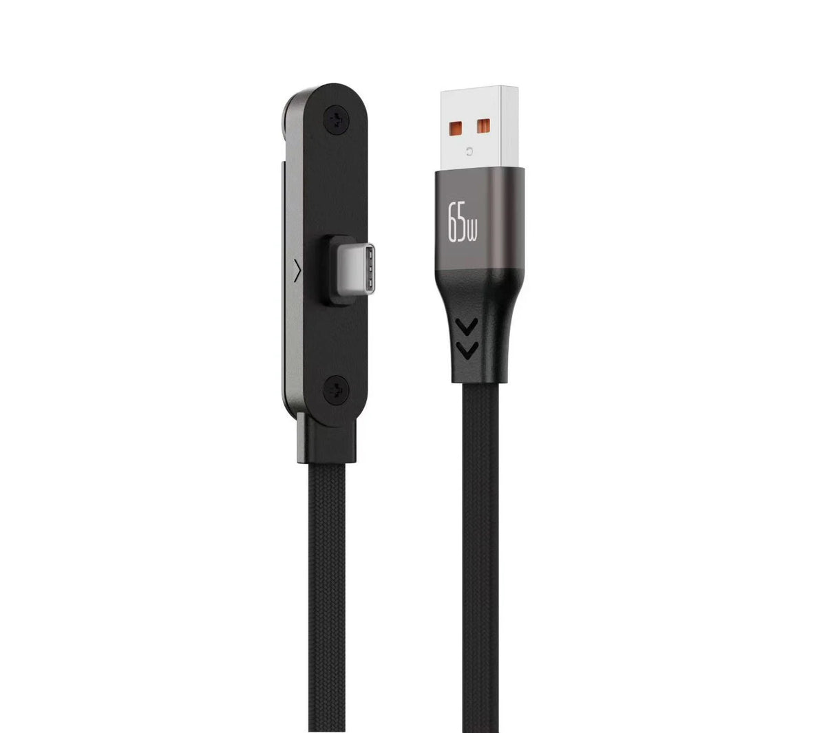 Cable de carga rápida Type-C a Type-C de 240W con soporte plegable para teléfono, compatible con iPhone 17/16/15 y dispositivos Samsung — Facemu Flux-240 (imagen 8 de 10)
