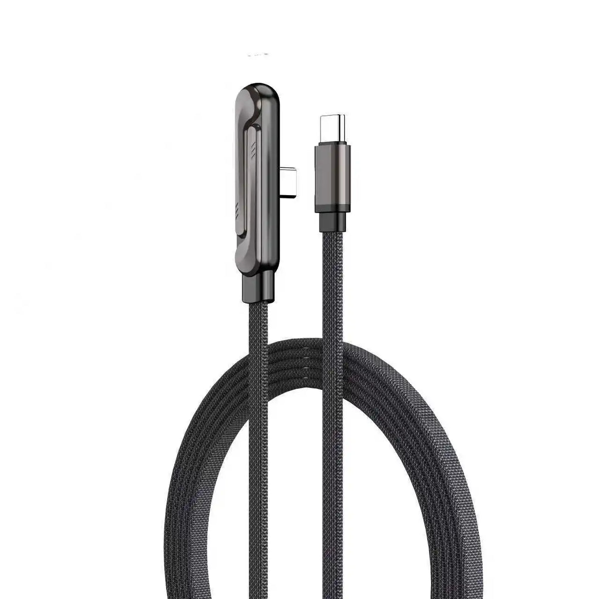 Cable de carga rápida Type-C a Type-C de 240W con soporte plegable para teléfono, compatible con iPhone 17/16/15 y dispositivos Samsung — Facemu Flux-240 (imagen 10 de 10)