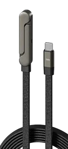 Cable Facemu Flux-240 con soporte plegable integrado y conector USB-C 240W